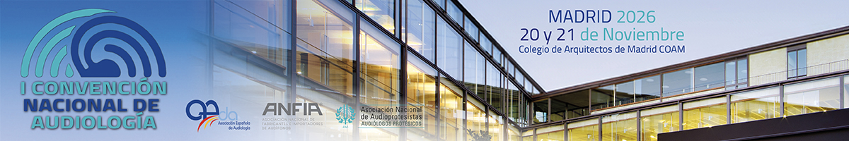 I Convención Nacional de Audiología. Madrid 20-21 noviembre 2026